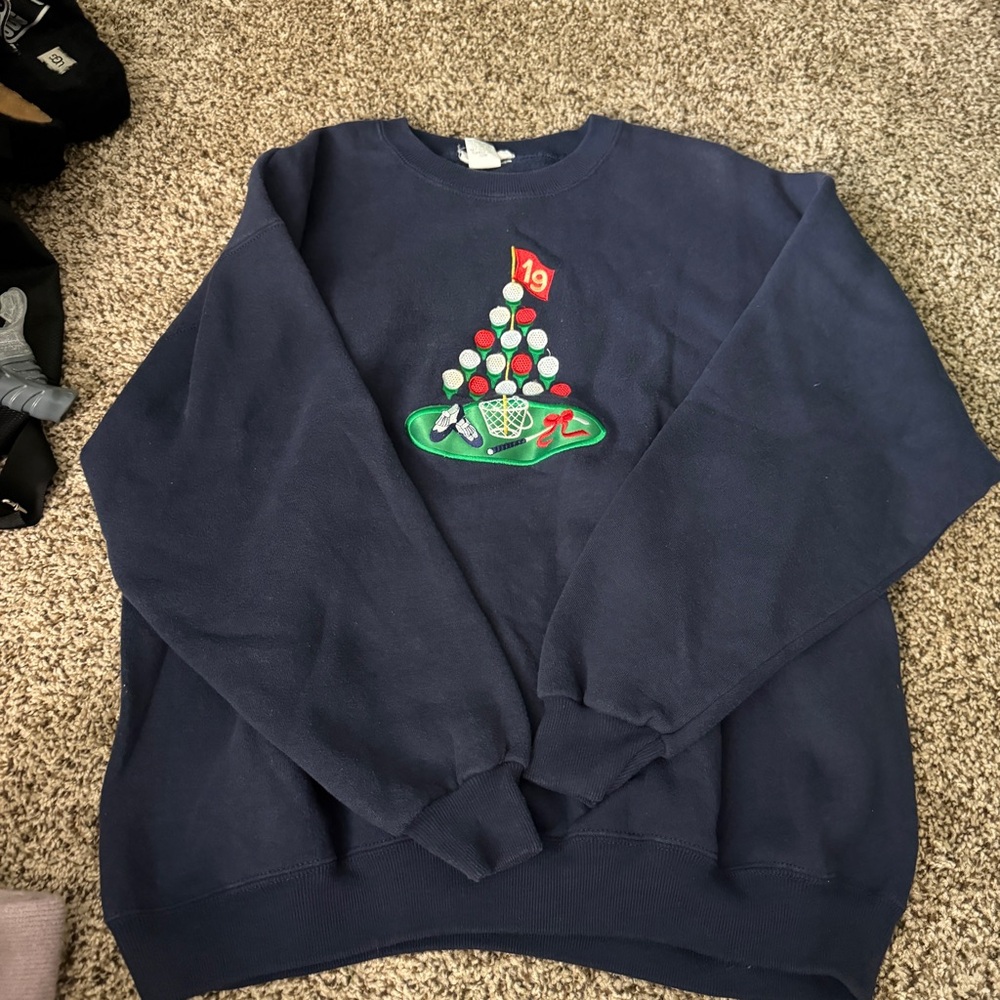 vintage golf crewneck
